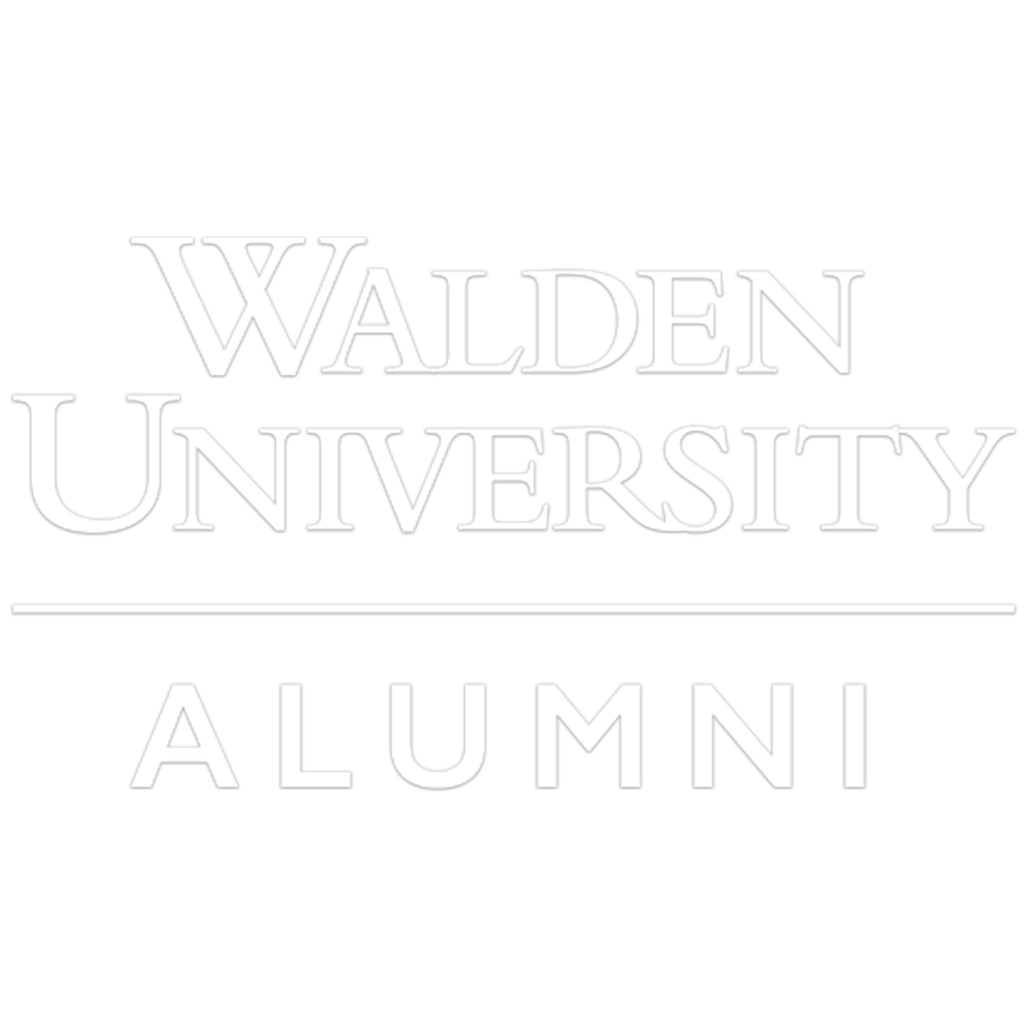 WALDEN UNIVERSITY - ALUMNI DECAL