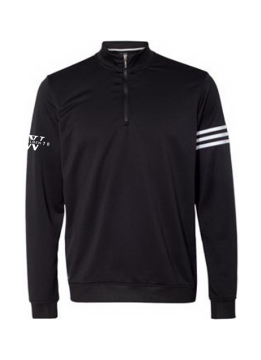 WALDEN 1970 STRIPED FRENCH TERRY QUARTER-ZIP PULLOVER