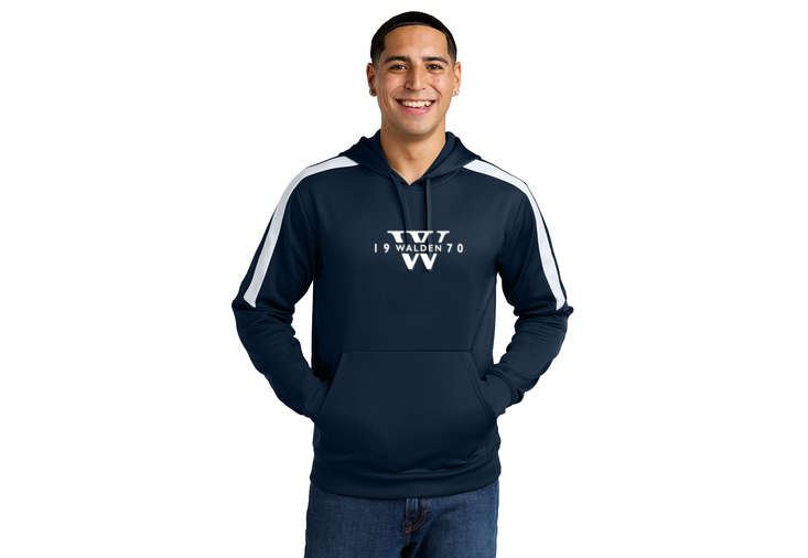 WALDEN 1970 SPORT STRIPE PULLOVER HOODED SWEATSHIRT — MEN'S